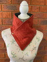 Load image into Gallery viewer, Cable Knit &amp; Quilted - Neck Wrap
